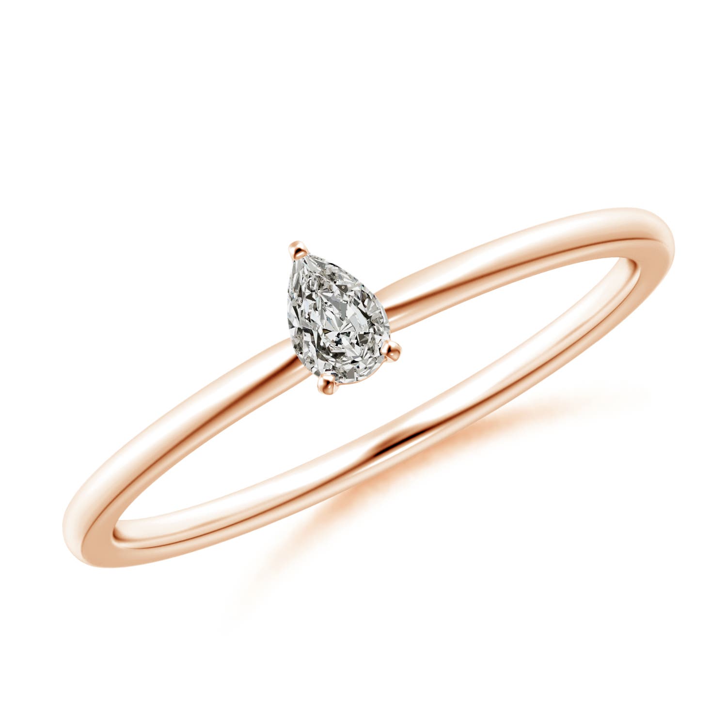 K, I3 / 0.1 CT / 14 KT Rose Gold