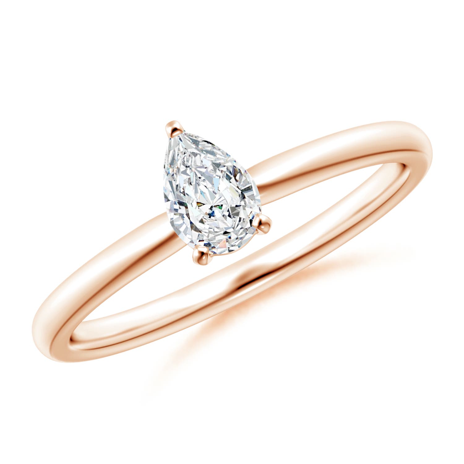 G, VS2 / 0.4 CT / 14 KT Rose Gold