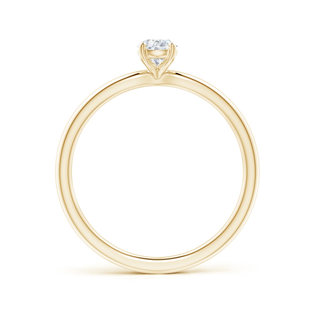 6x4mm GVS2 Solitaire Pear-Shaped Diamond Engagement Ring in Yellow Gold - side_1