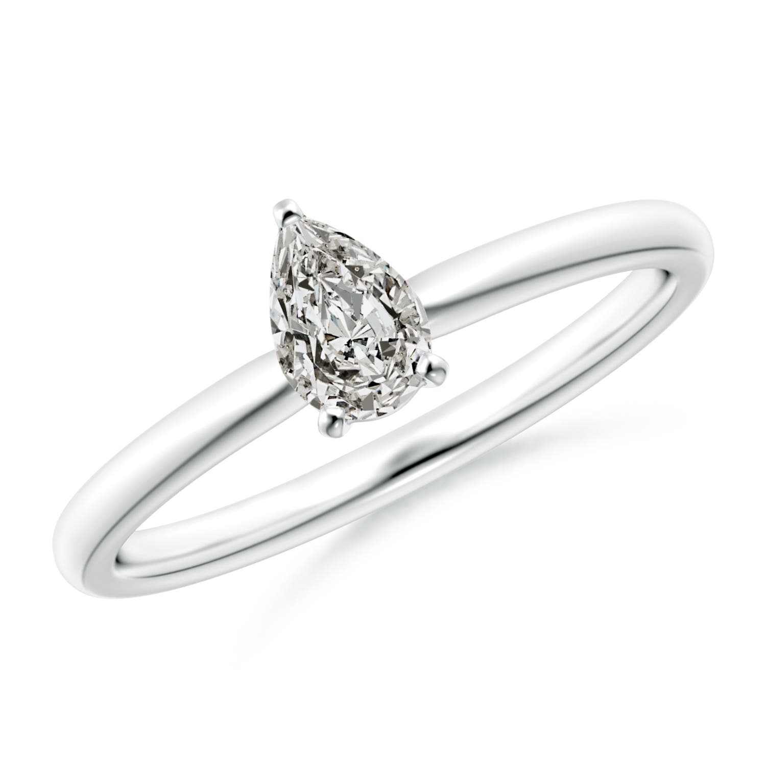 K, I3 / 0.4 CT / 14 KT White Gold