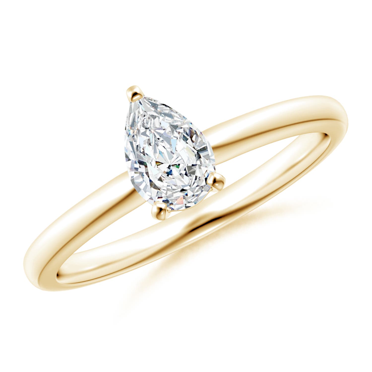 F-G, VS / 0.71 CT / 14 KT Yellow Gold