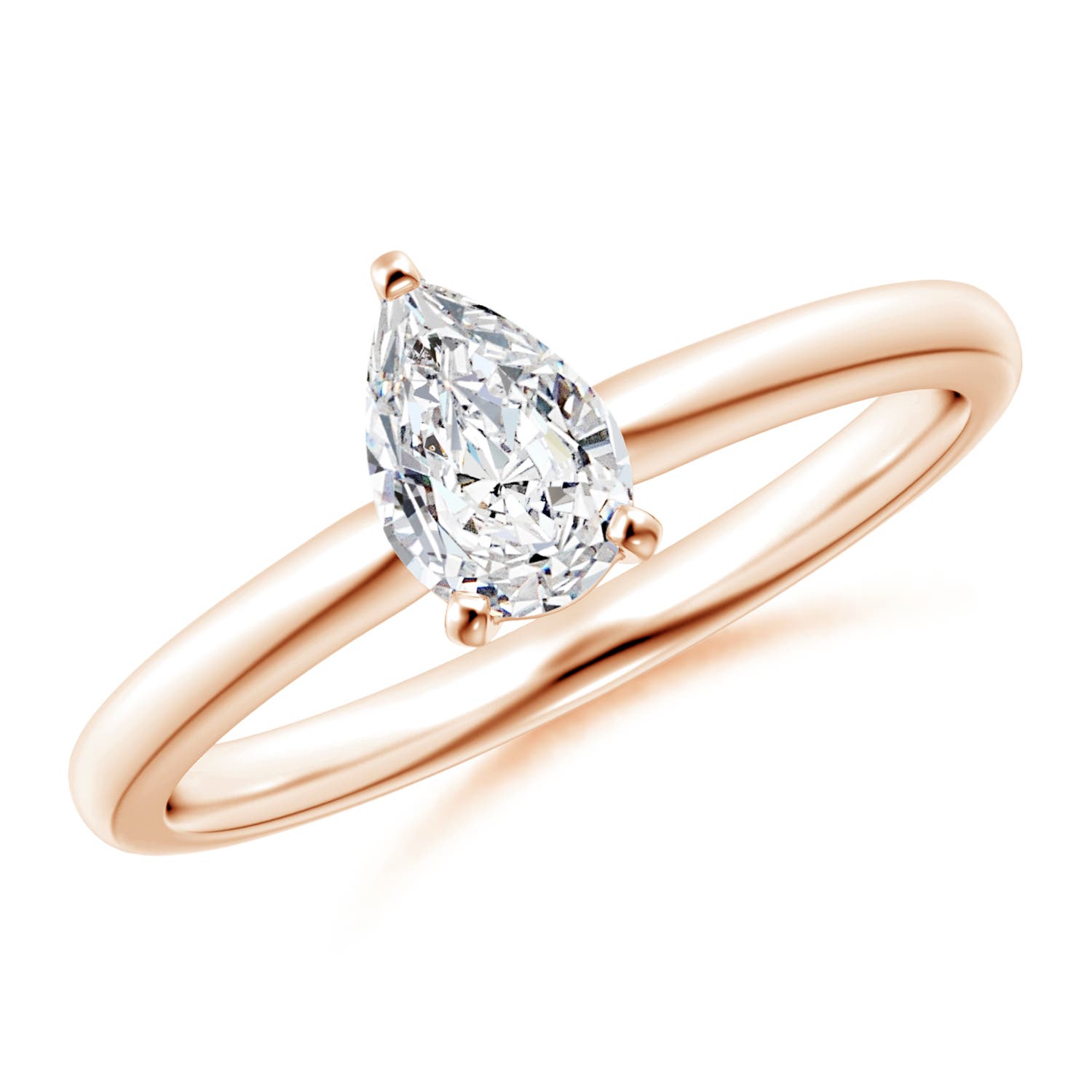 H, SI2 / 0.71 CT / 14 KT Rose Gold