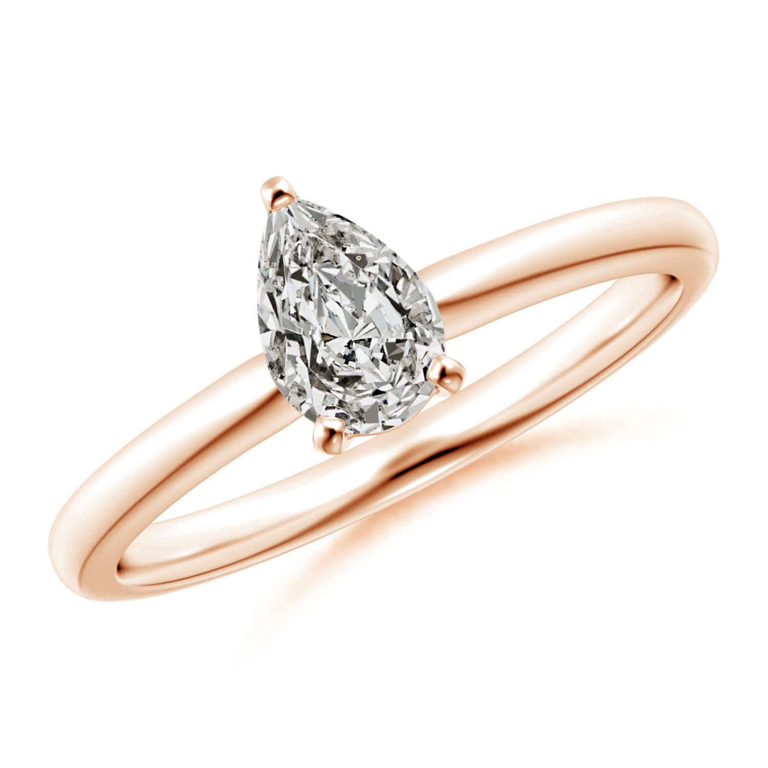 K, I3 / 0.71 CT / 14 KT Rose Gold