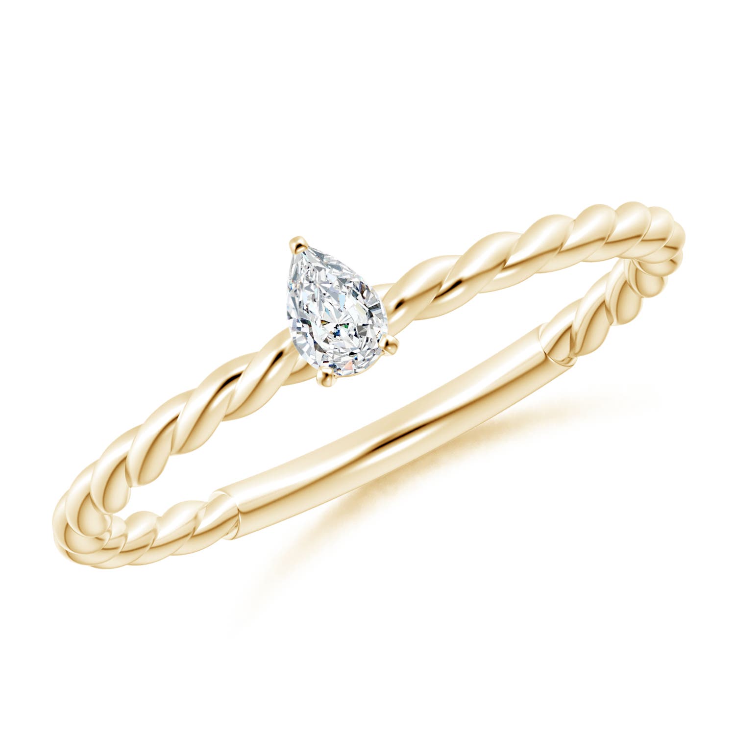 G, VS2 / 0.1 CT / 14 KT Yellow Gold