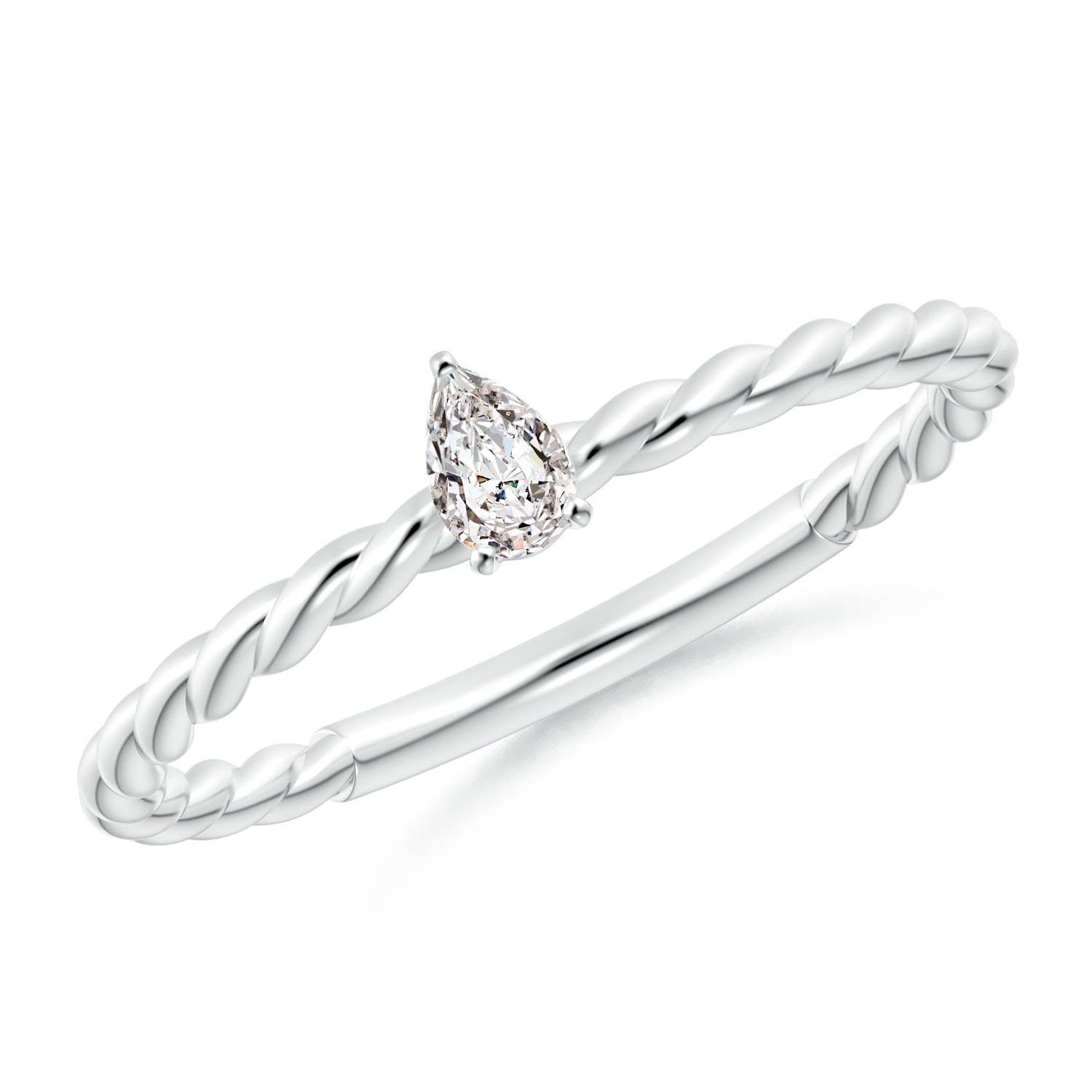 I-J, I1-I2 / 0.1 CT / 14 KT White Gold