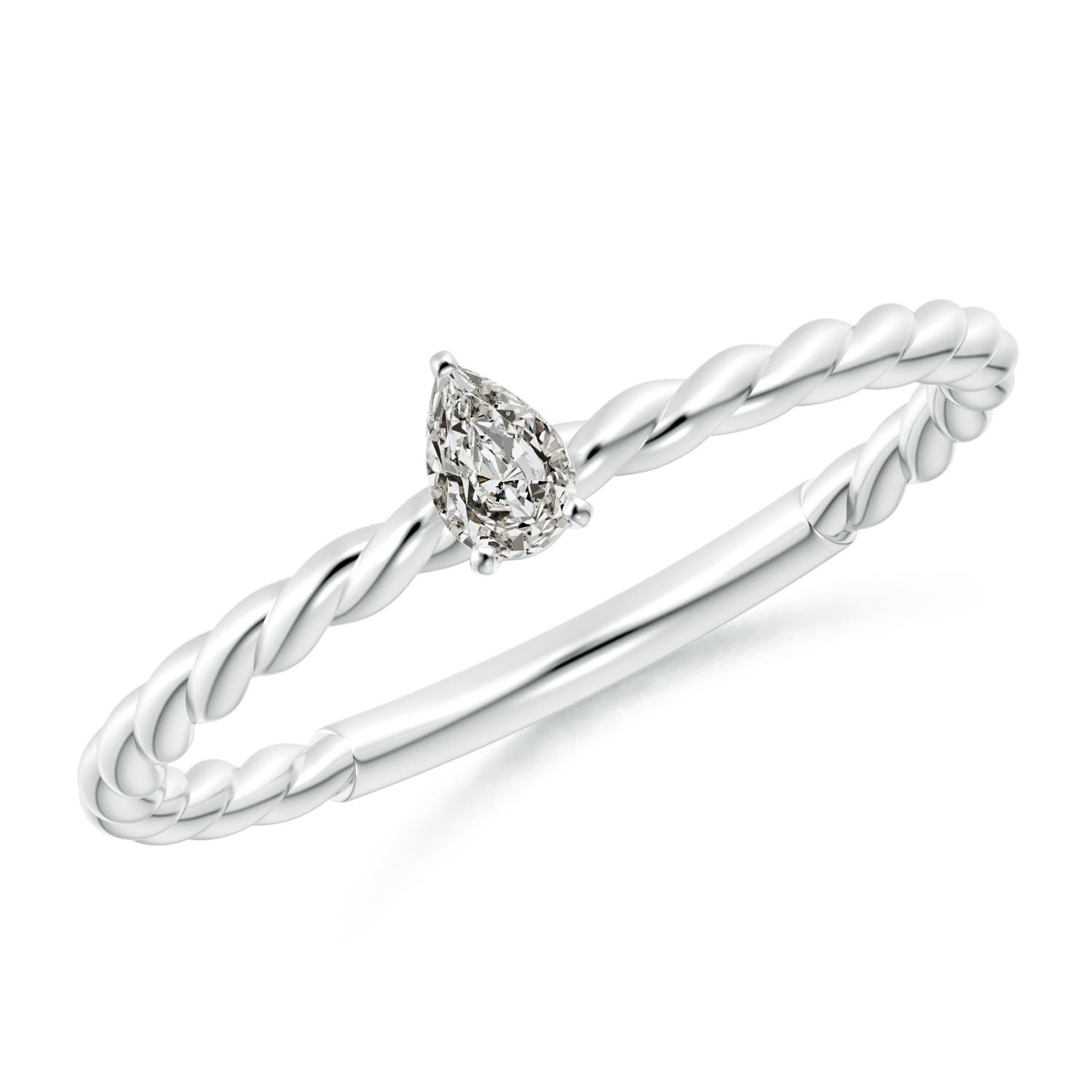 K, I3 / 0.1 CT / 14 KT White Gold