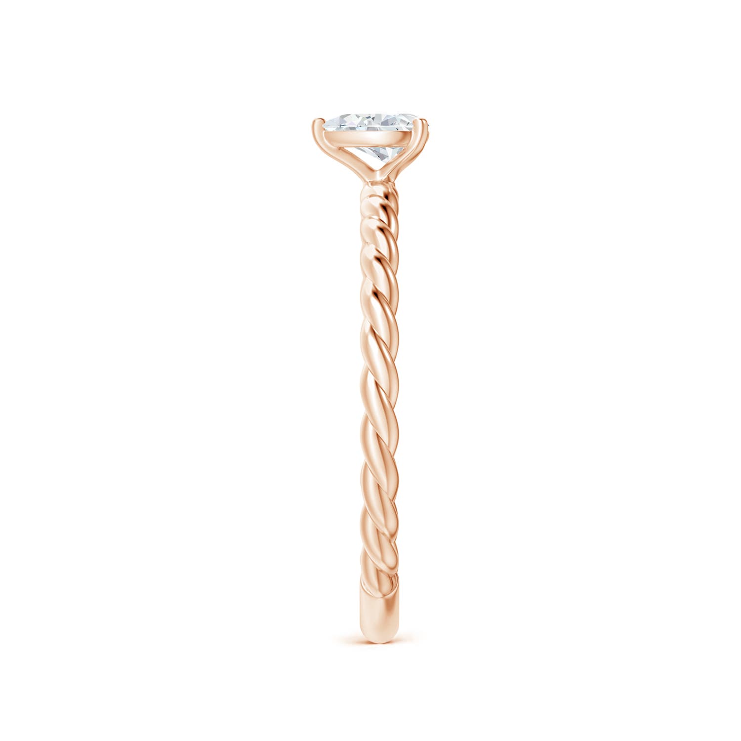 G, VS2 / 0.2 CT / 14 KT Rose Gold