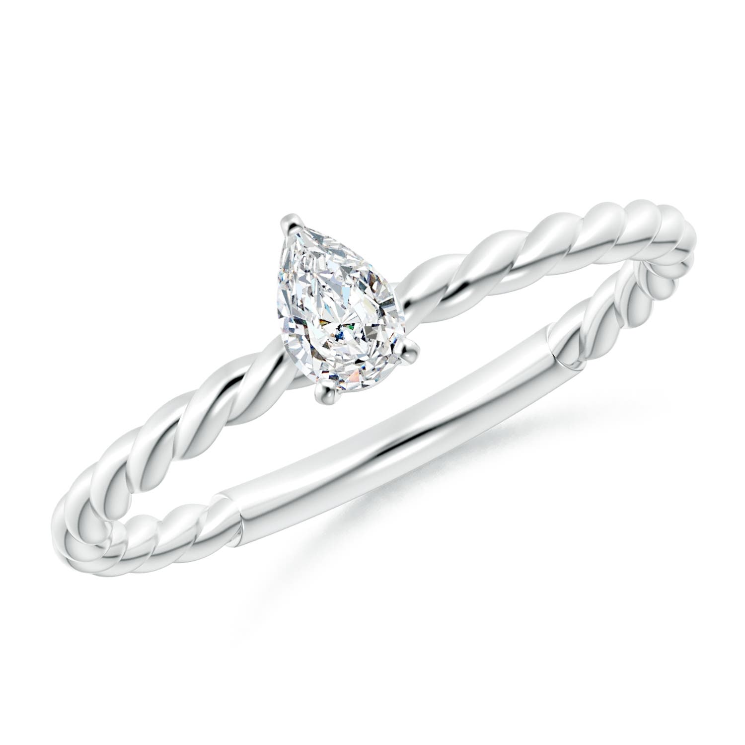 G, VS2 / 0.2 CT / 14 KT White Gold