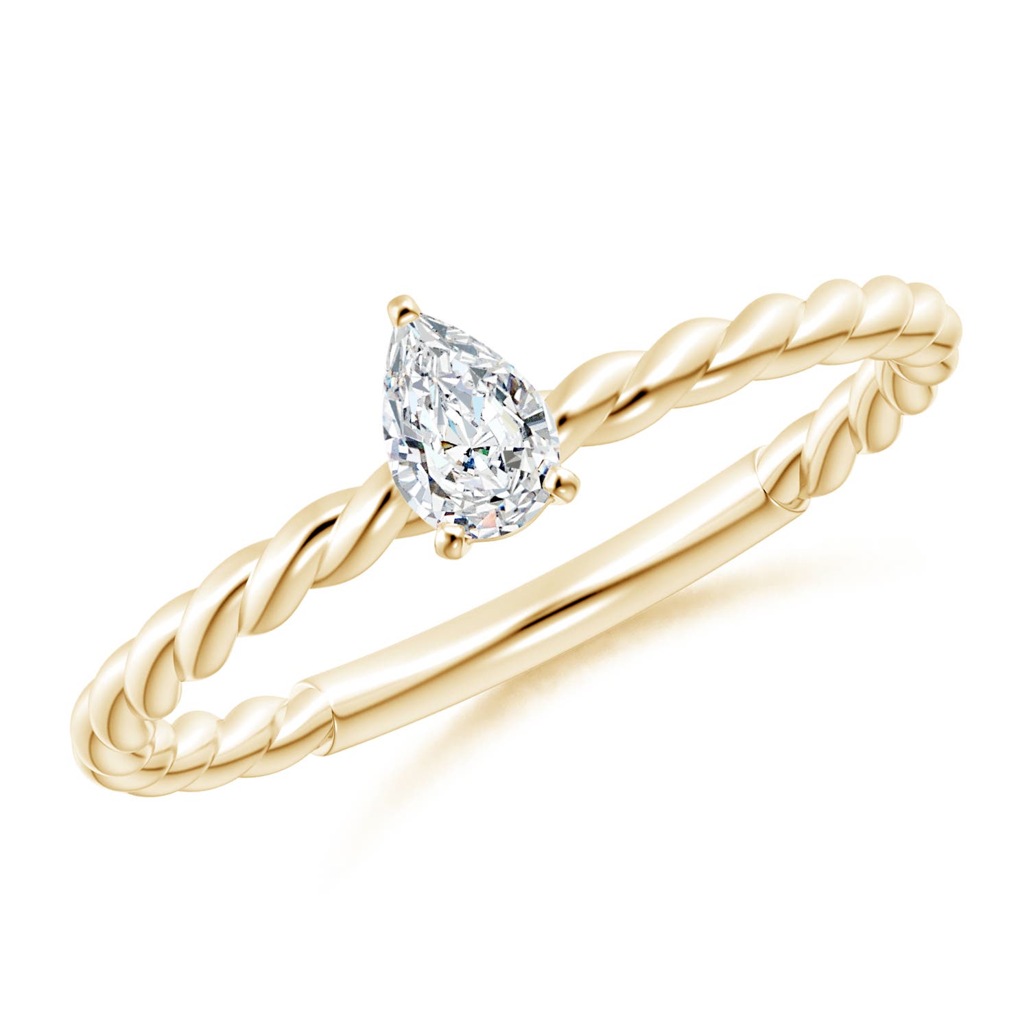 G, VS2 / 0.2 CT / 14 KT Yellow Gold