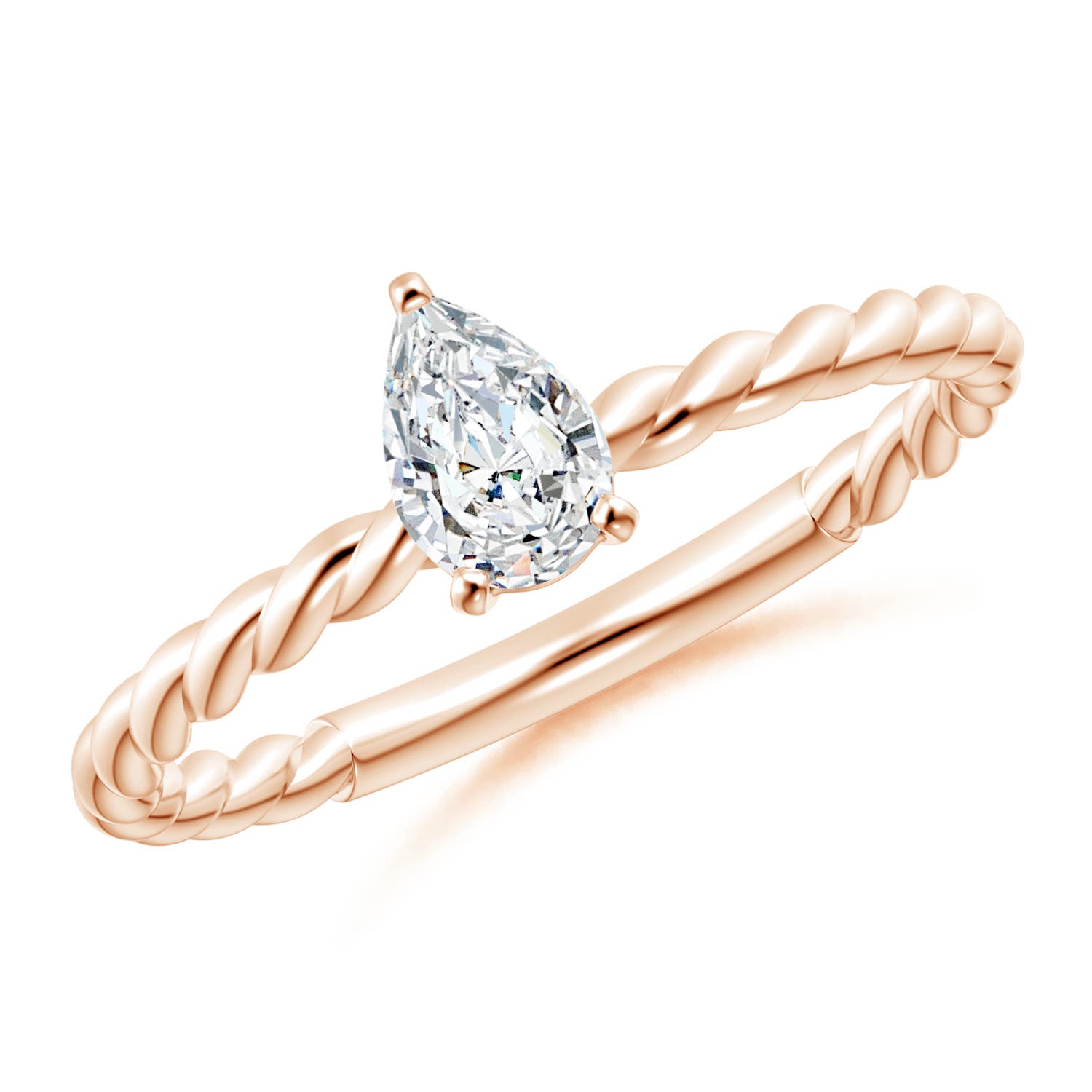 G, VS2 / 0.4 CT / 14 KT Rose Gold