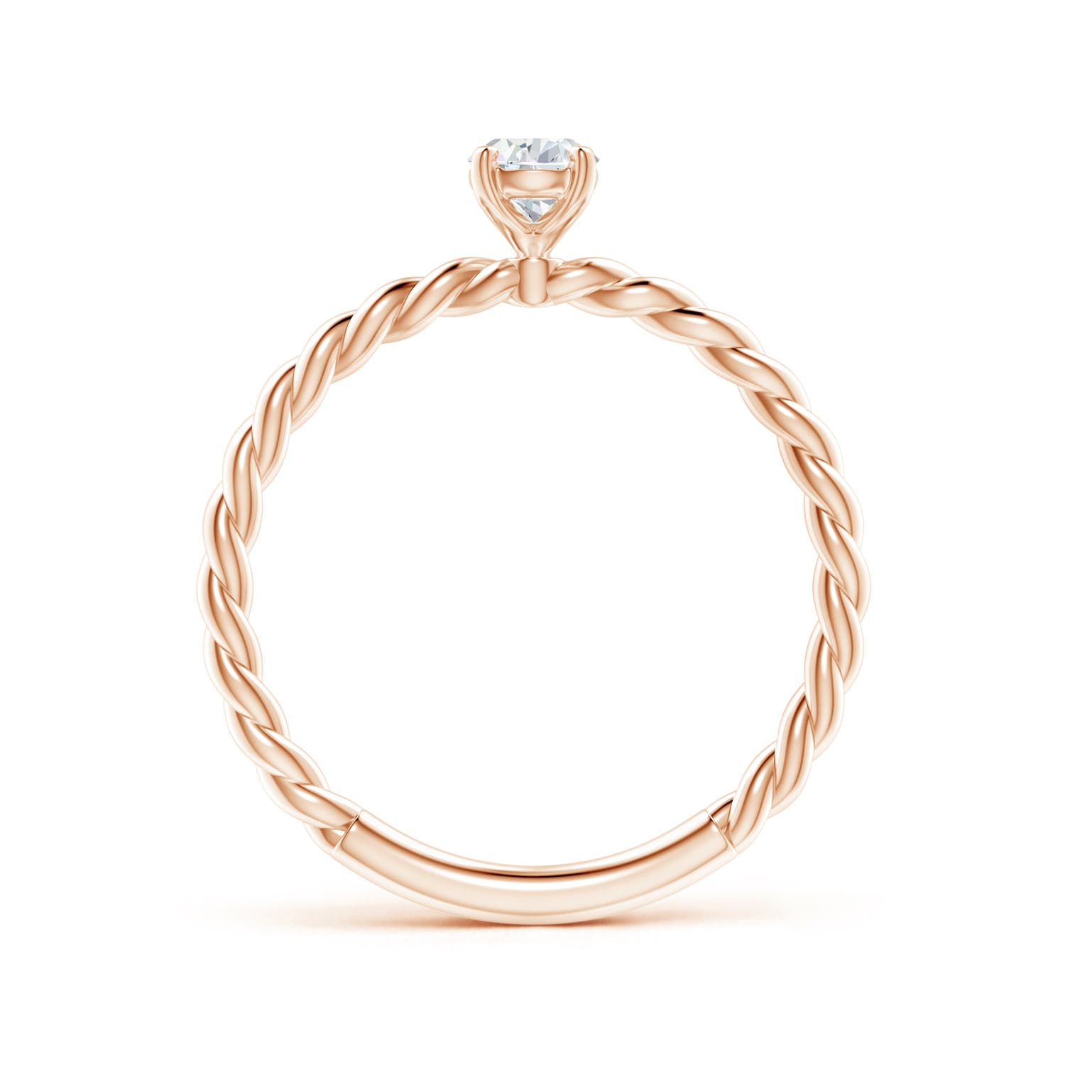 G, VS2 / 0.4 CT / 14 KT Rose Gold