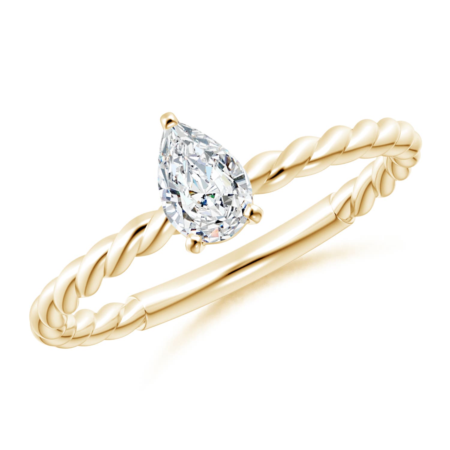 G, VS2 / 0.4 CT / 14 KT Yellow Gold