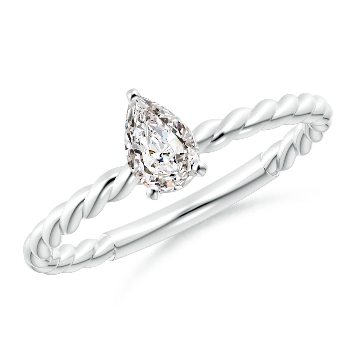 I-J, I1-I2 / 0.4 CT / 14 KT White Gold