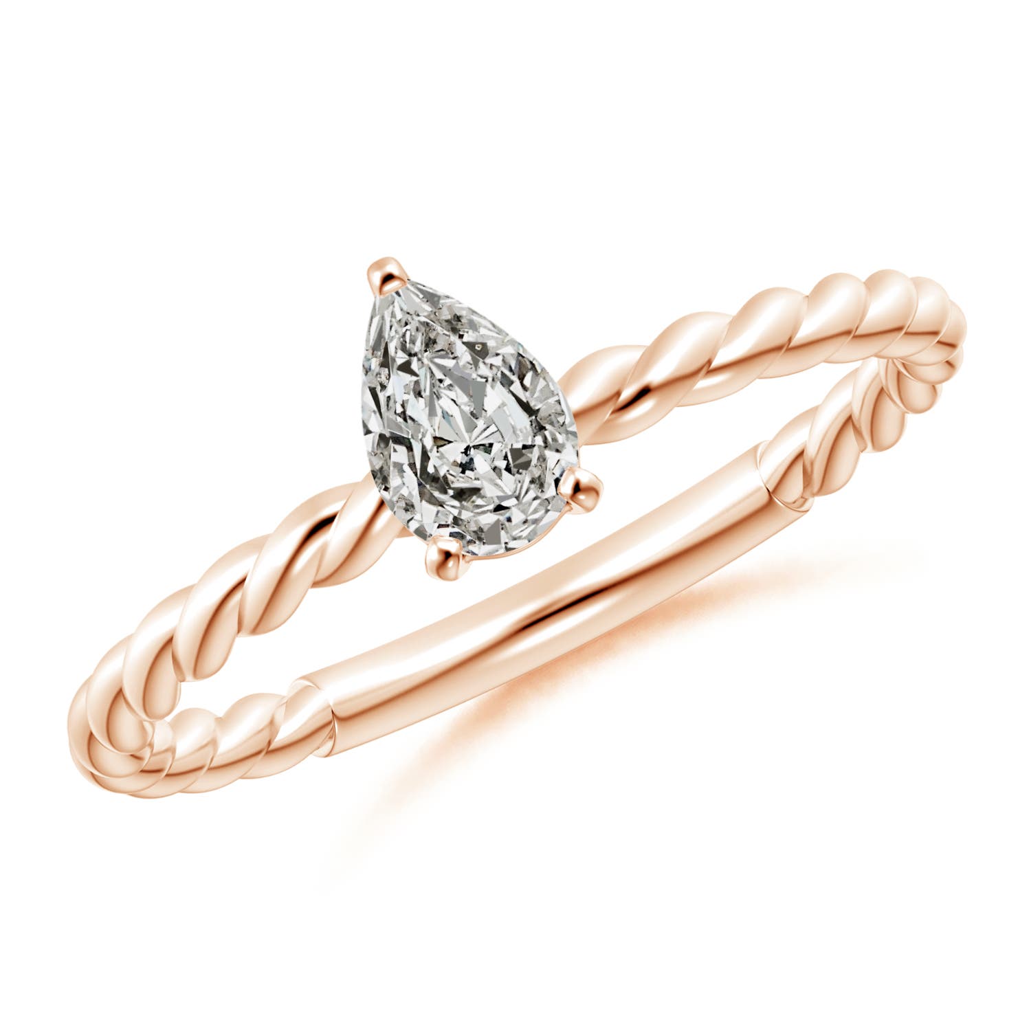 K, I3 / 0.4 CT / 14 KT Rose Gold