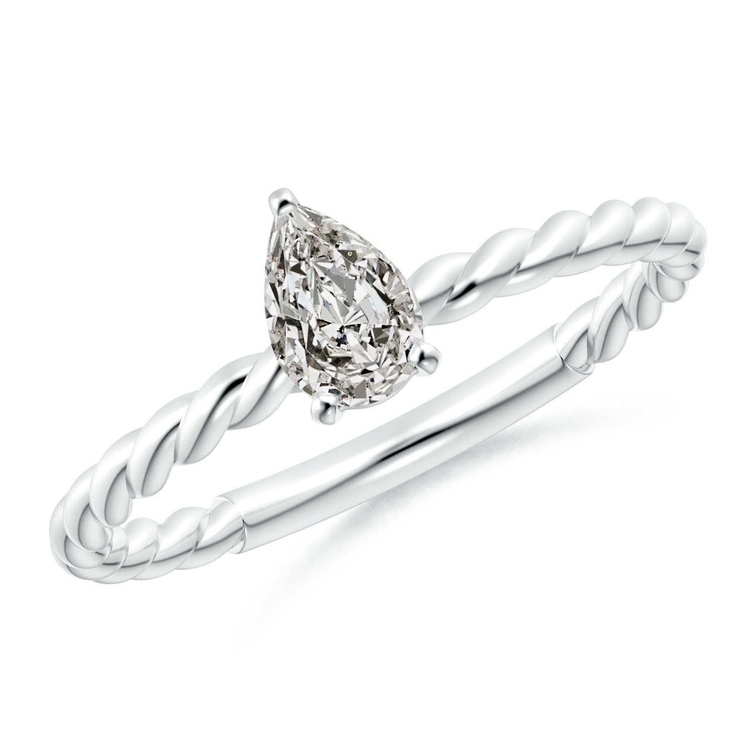 K, I3 / 0.4 CT / 14 KT White Gold