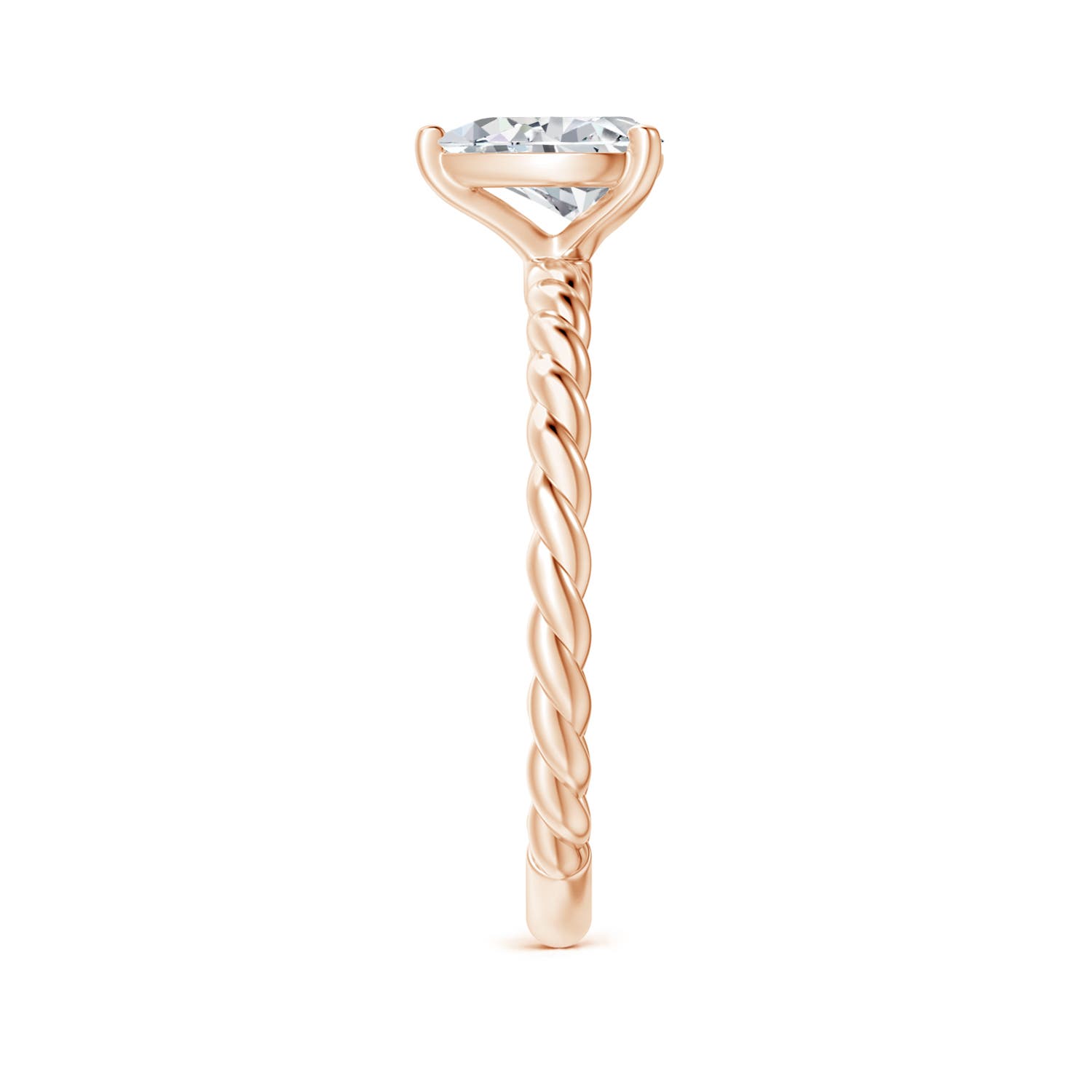 H, SI2 / 0.71 CT / 14 KT Rose Gold