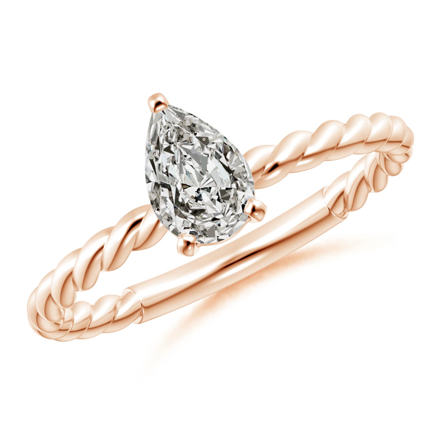 K, I3 / 0.71 CT / 14 KT Rose Gold