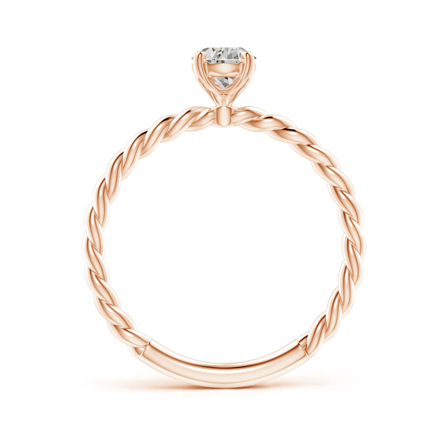 K, I3 / 0.71 CT / 14 KT Rose Gold