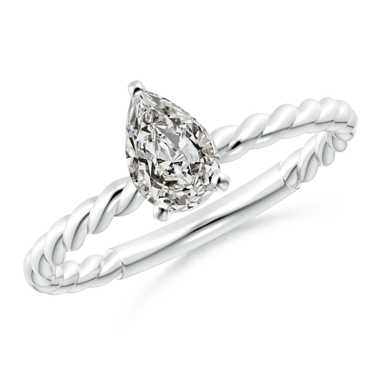 K, I3 / 0.71 CT / 14 KT White Gold