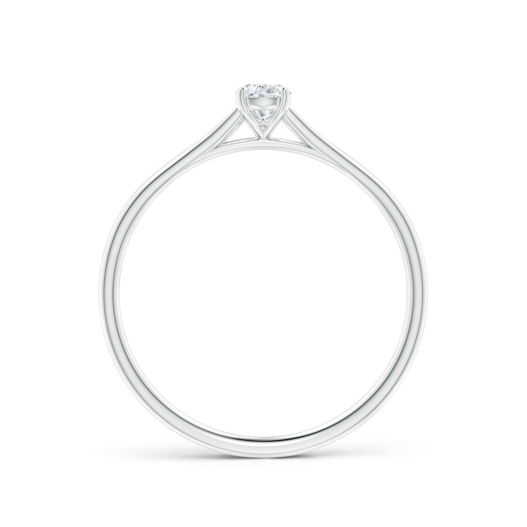 5x3mm GVS2 Pear-Shaped Diamond Solitaire Split Shank Engagement Ring in White Gold Side-1