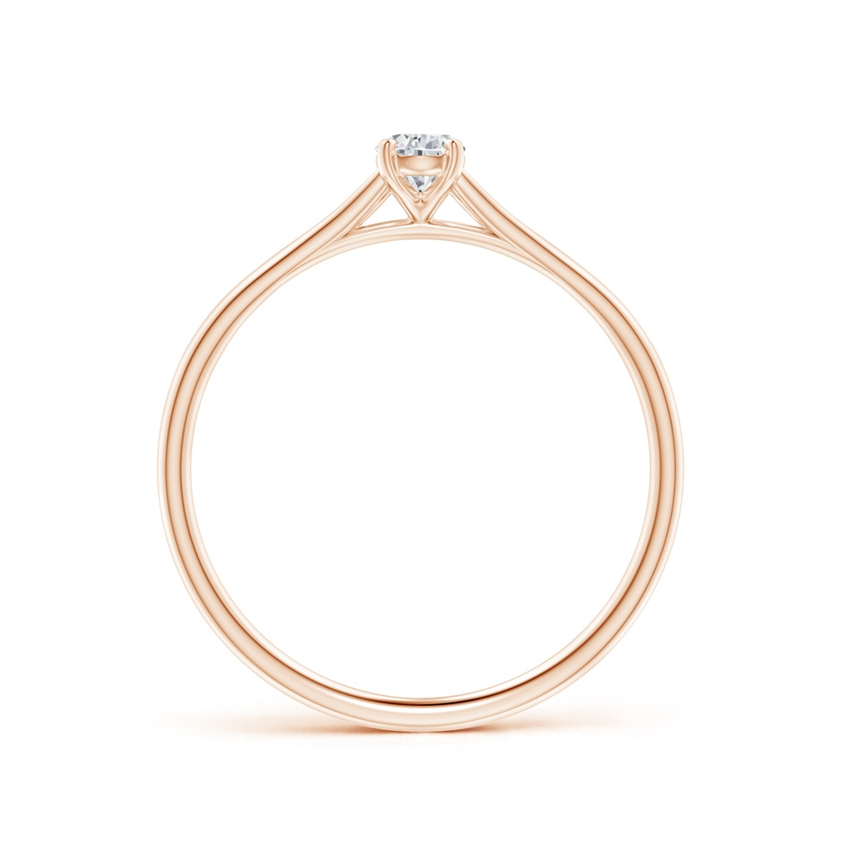 5x3mm HSI2 Pear-Shaped Diamond Solitaire Split Shank Engagement Ring in Rose Gold side-1