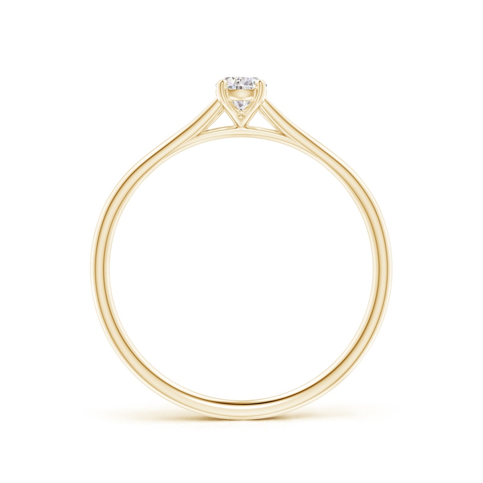 5x3mm IJI1I2 Pear-Shaped Diamond Solitaire Split Shank Engagement Ring in Yellow Gold side-1