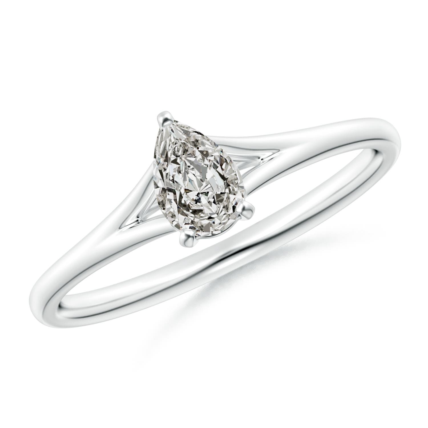 K, I3 / 0.4 CT / 14 KT White Gold