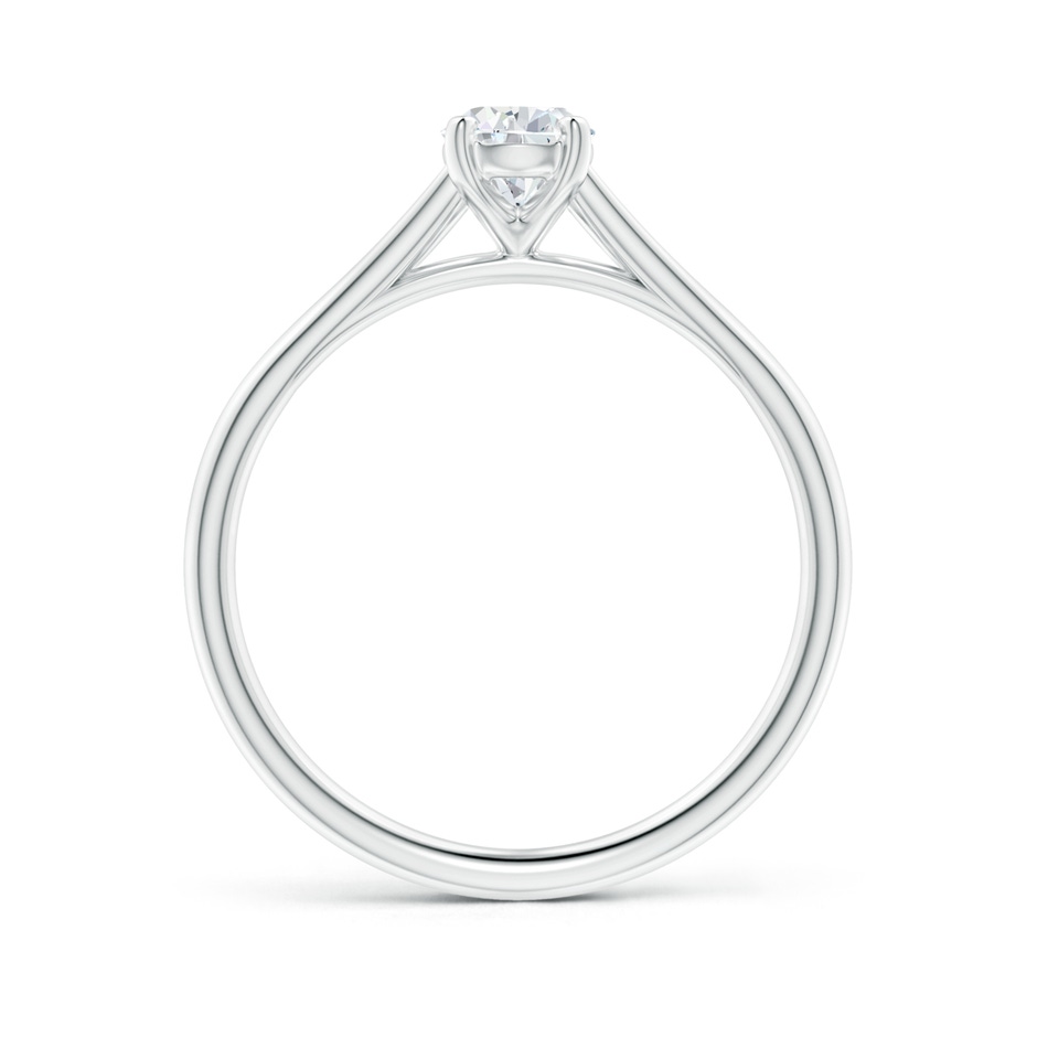7x5mm GVS2 Pear-Shaped Diamond Solitaire Split Shank Engagement Ring in P950 Platinum side-1