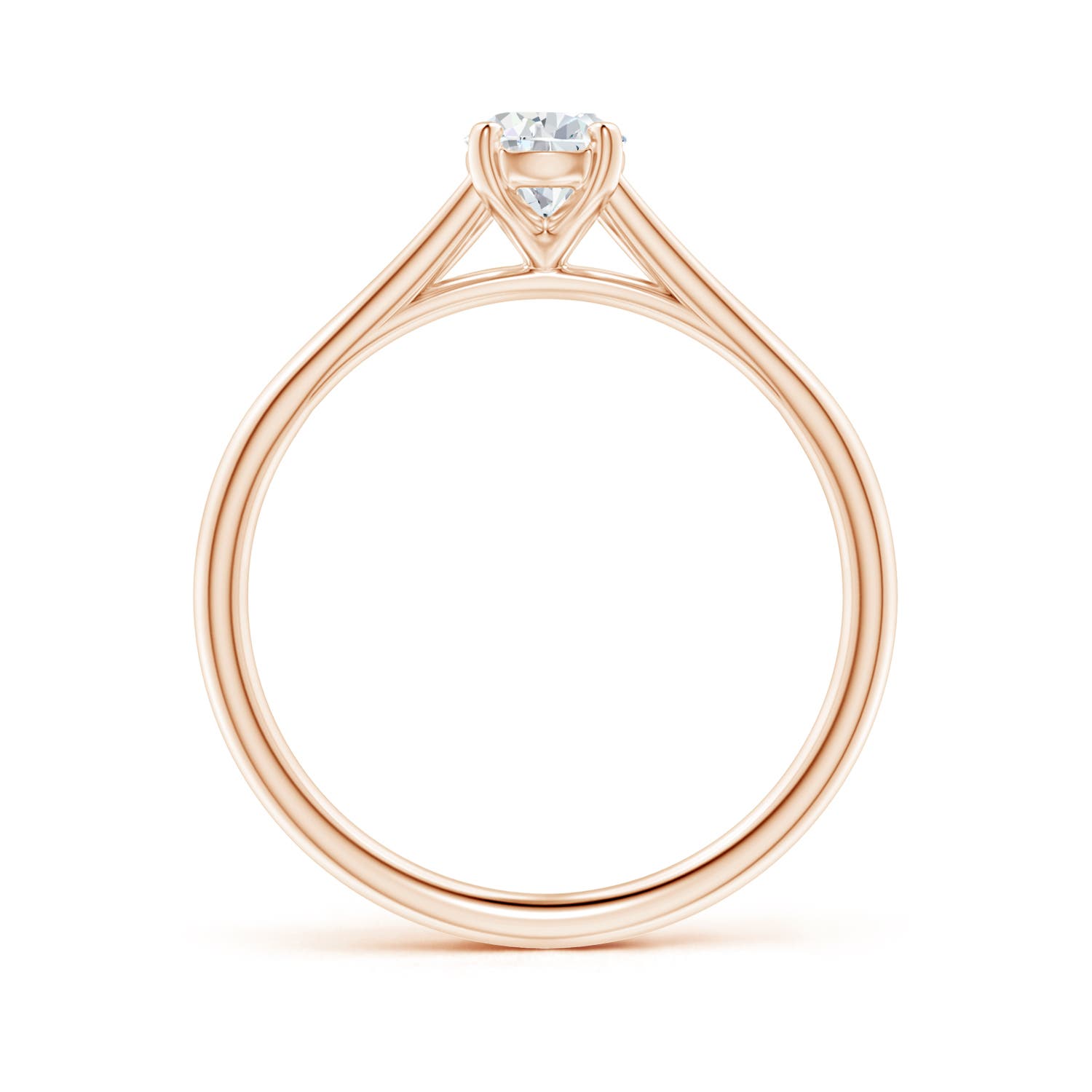 G, VS2 / 0.71 CT / 14 KT Rose Gold