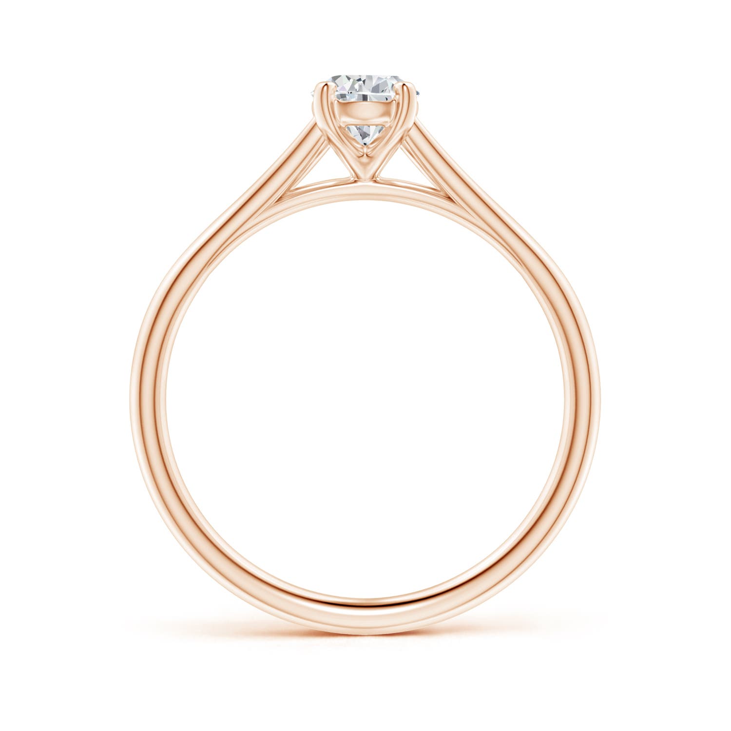 H, SI2 / 0.71 CT / 14 KT Rose Gold