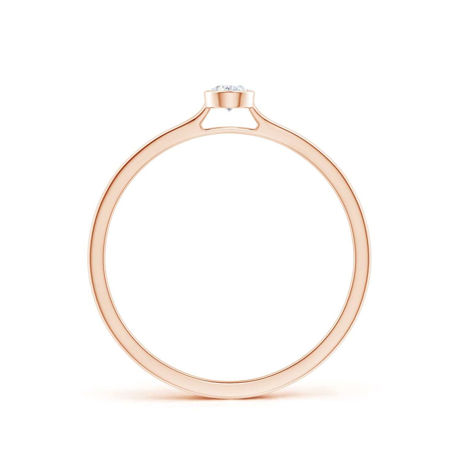 G, VS2 / 0.1 CT / 14 KT Rose Gold