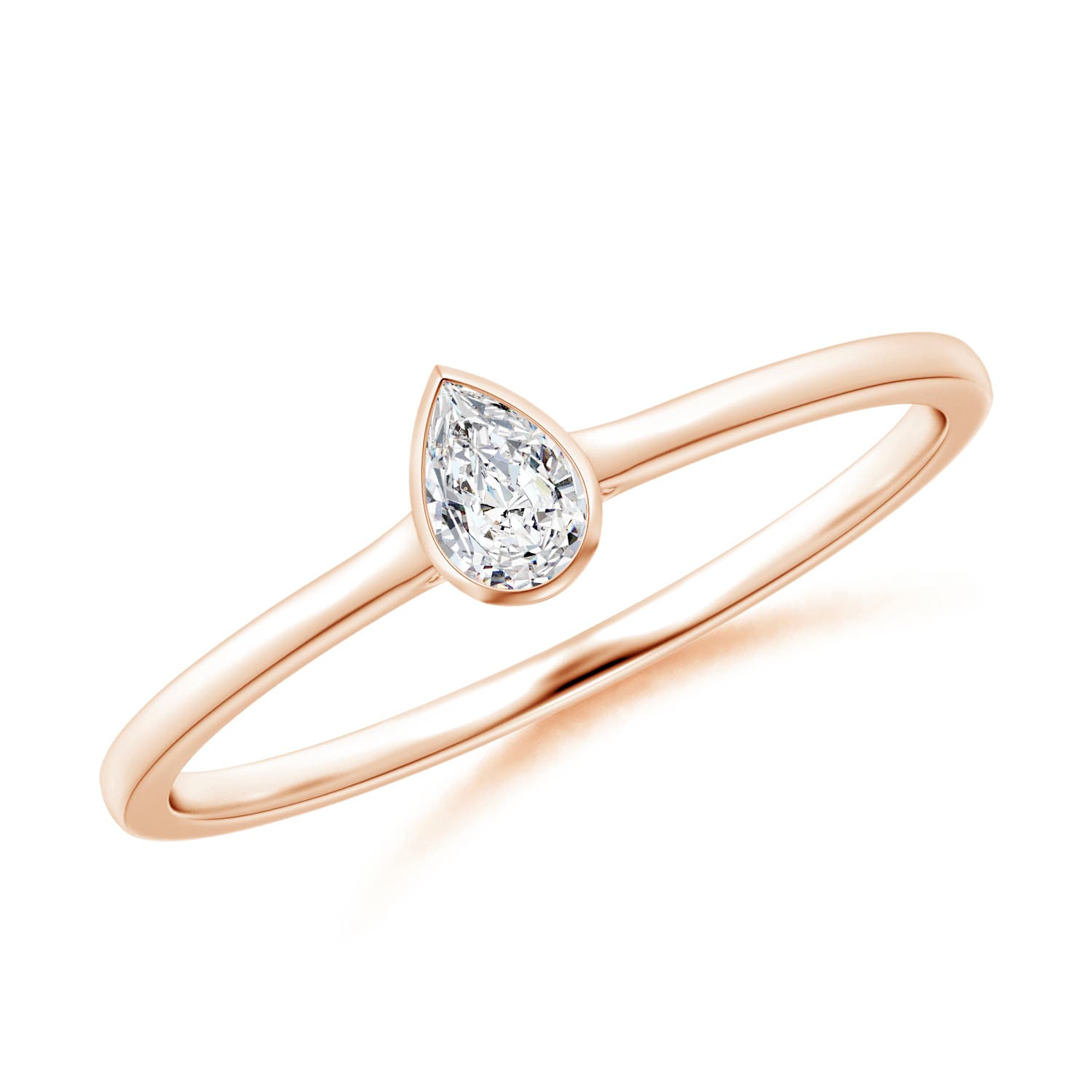 H, SI2 / 0.1 CT / 14 KT Rose Gold