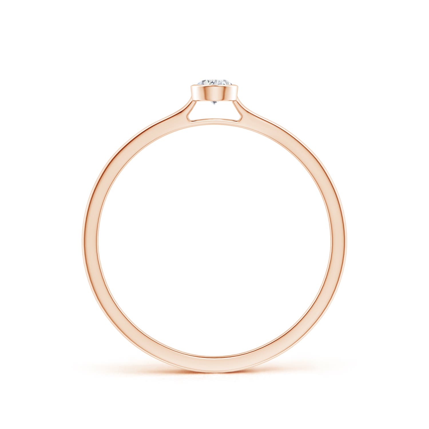 H, SI2 / 0.1 CT / 14 KT Rose Gold