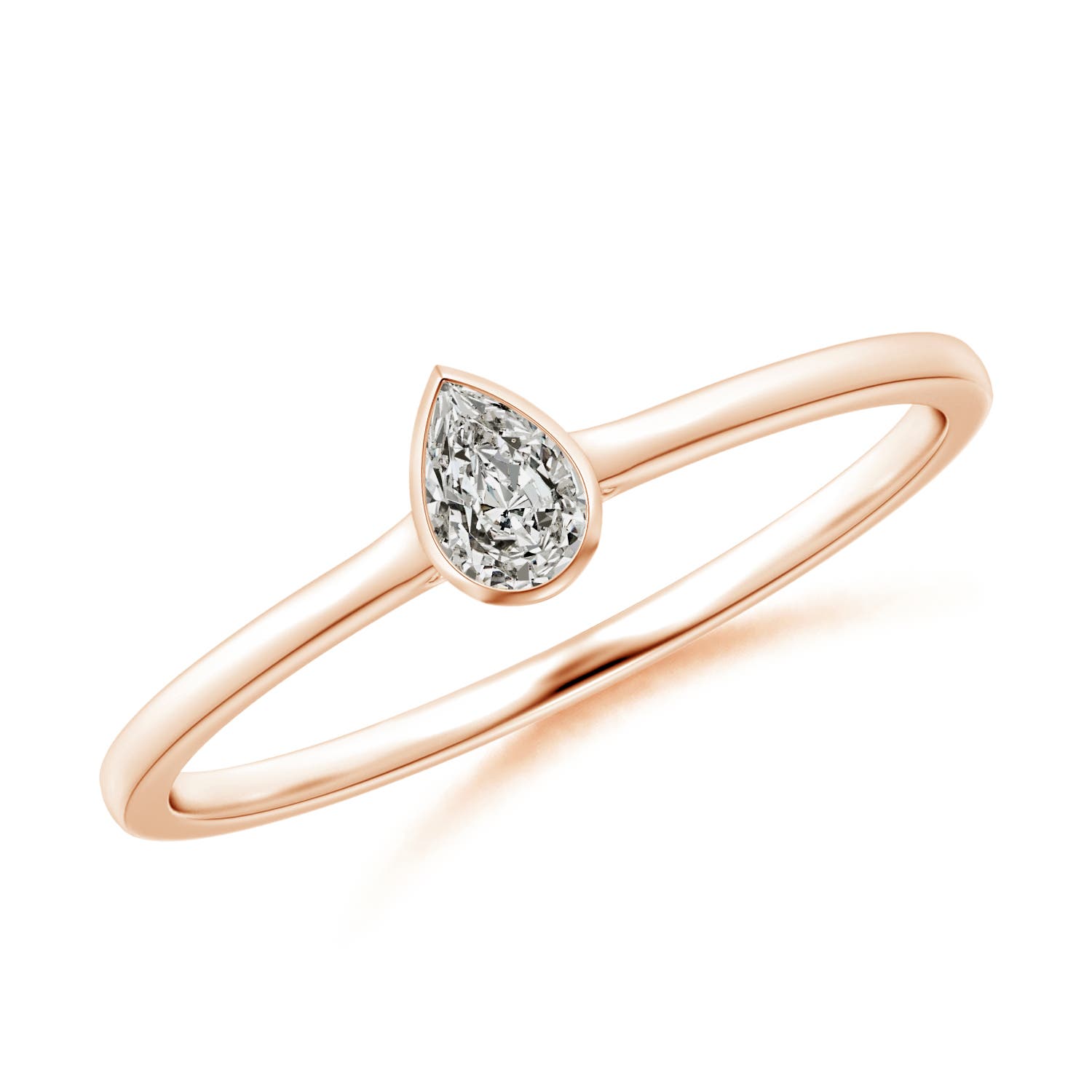 K, I3 / 0.1 CT / 14 KT Rose Gold