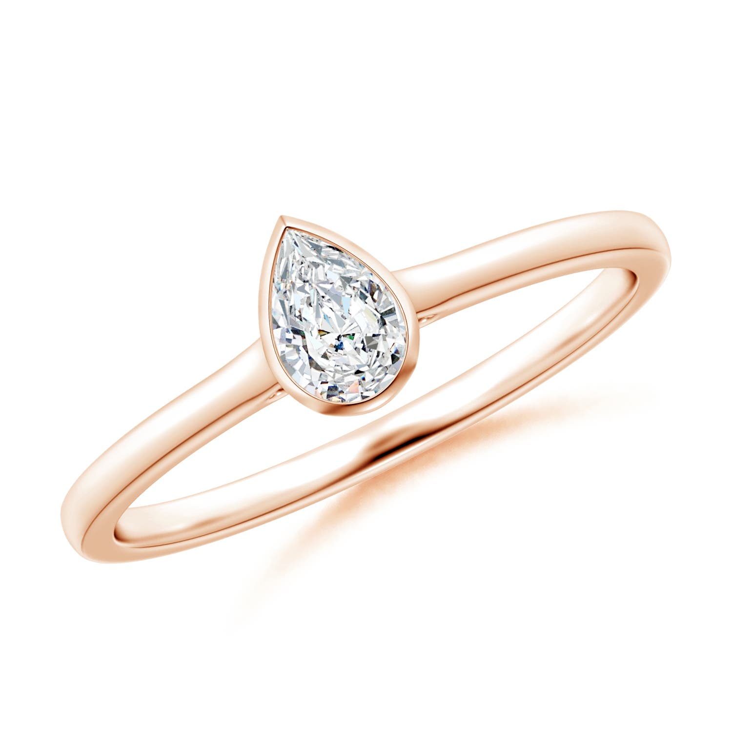 F-G, VS / 0.18 CT / 14 KT Rose Gold