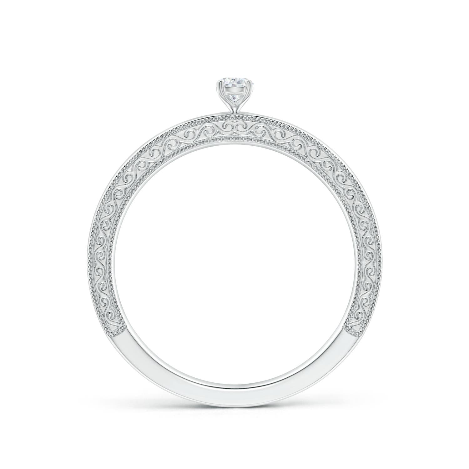 G, VS2 / 0.1 CT / 14 KT White Gold