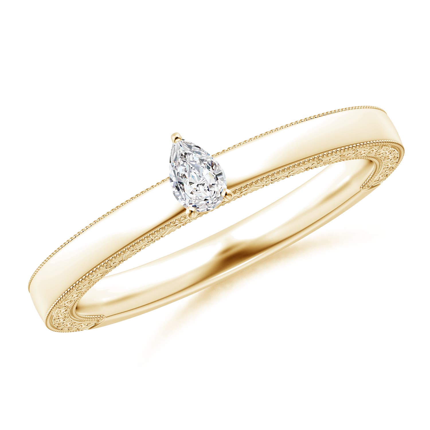 H, SI2 / 0.1 CT / 14 KT Yellow Gold