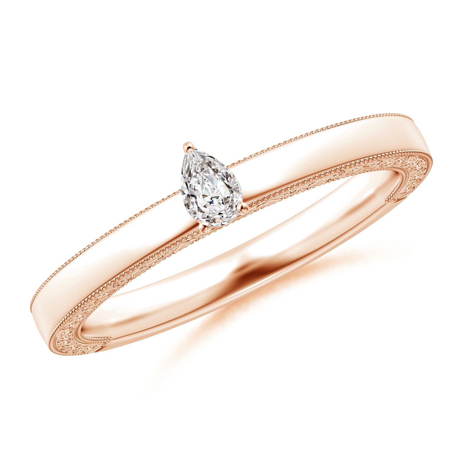 I-J, I1-I2 / 0.1 CT / 14 KT Rose Gold