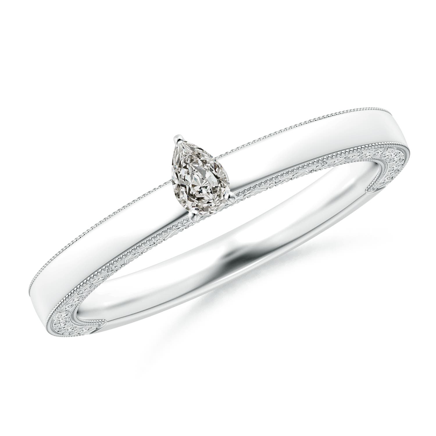 K, I3 / 0.1 CT / 14 KT White Gold