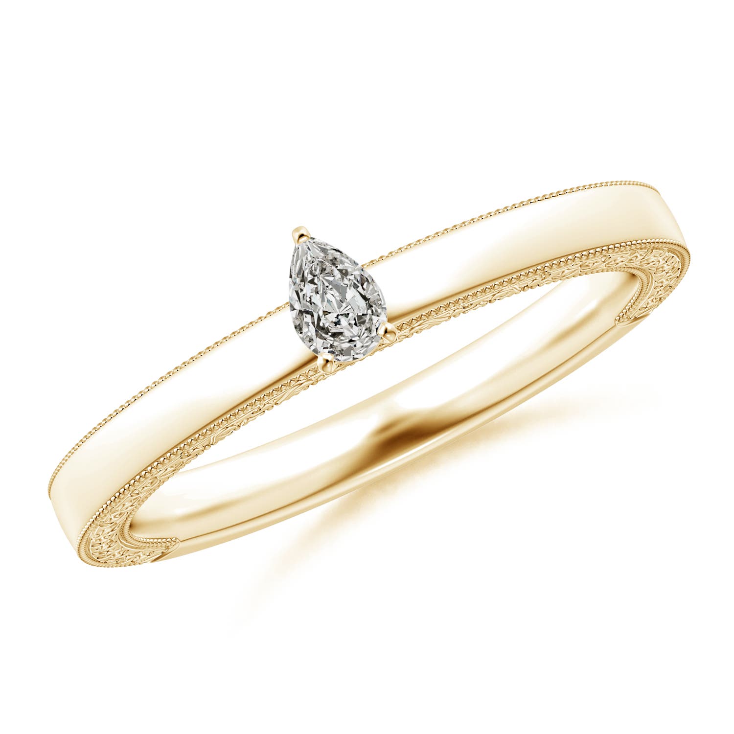 K, I3 / 0.1 CT / 14 KT Yellow Gold