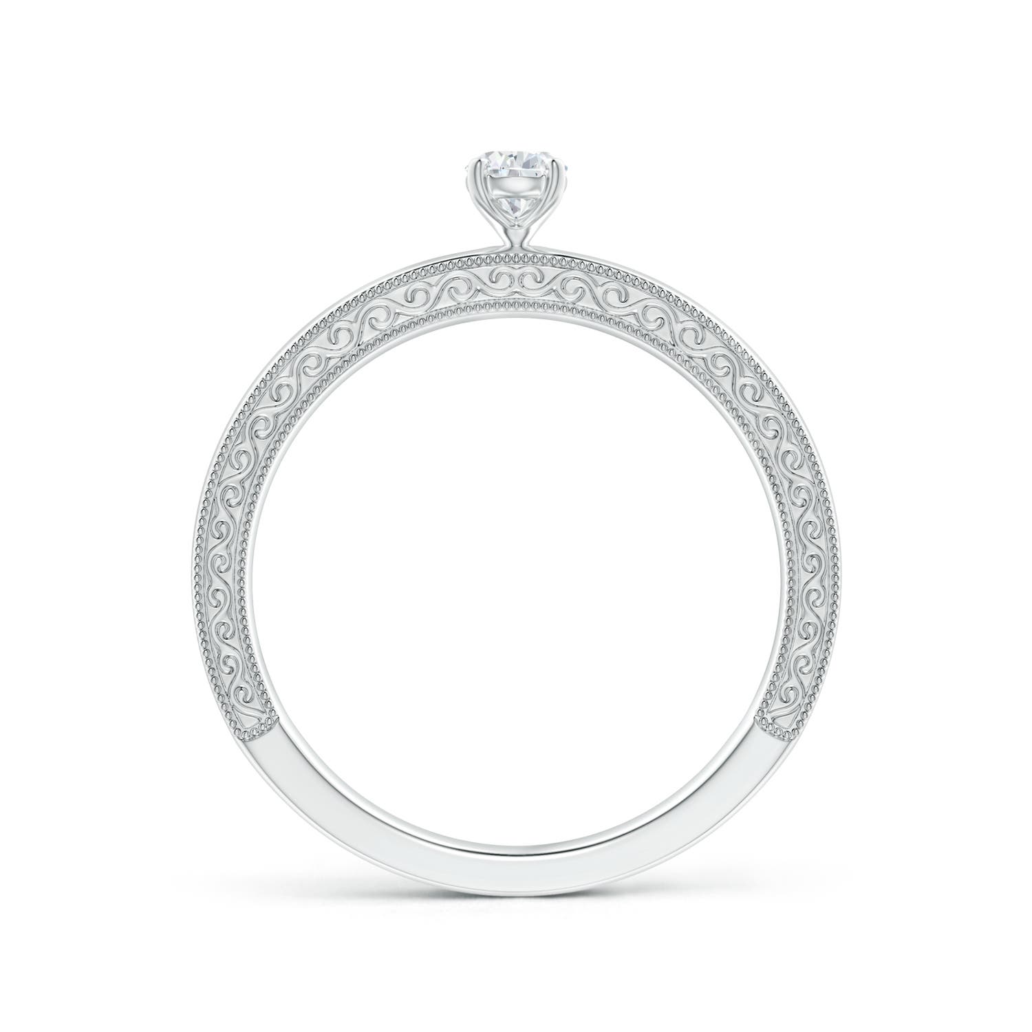 G, VS2 / 0.2 CT / 14 KT White Gold