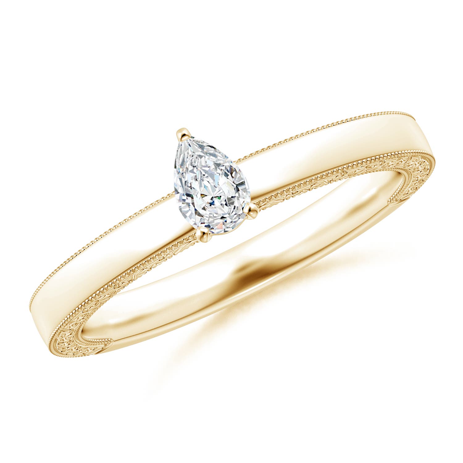 G, VS2 / 0.2 CT / 14 KT Yellow Gold