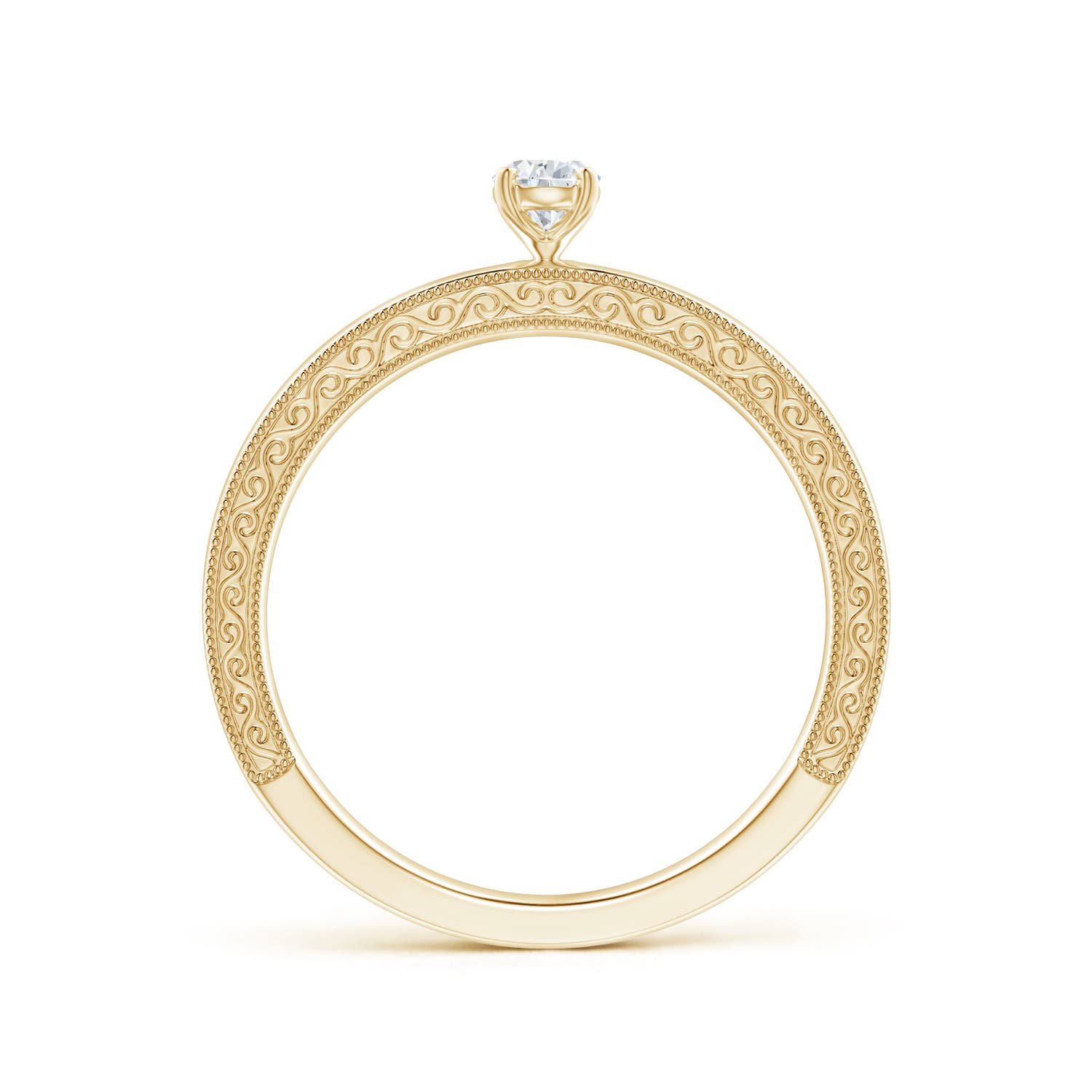 G, VS2 / 0.2 CT / 14 KT Yellow Gold