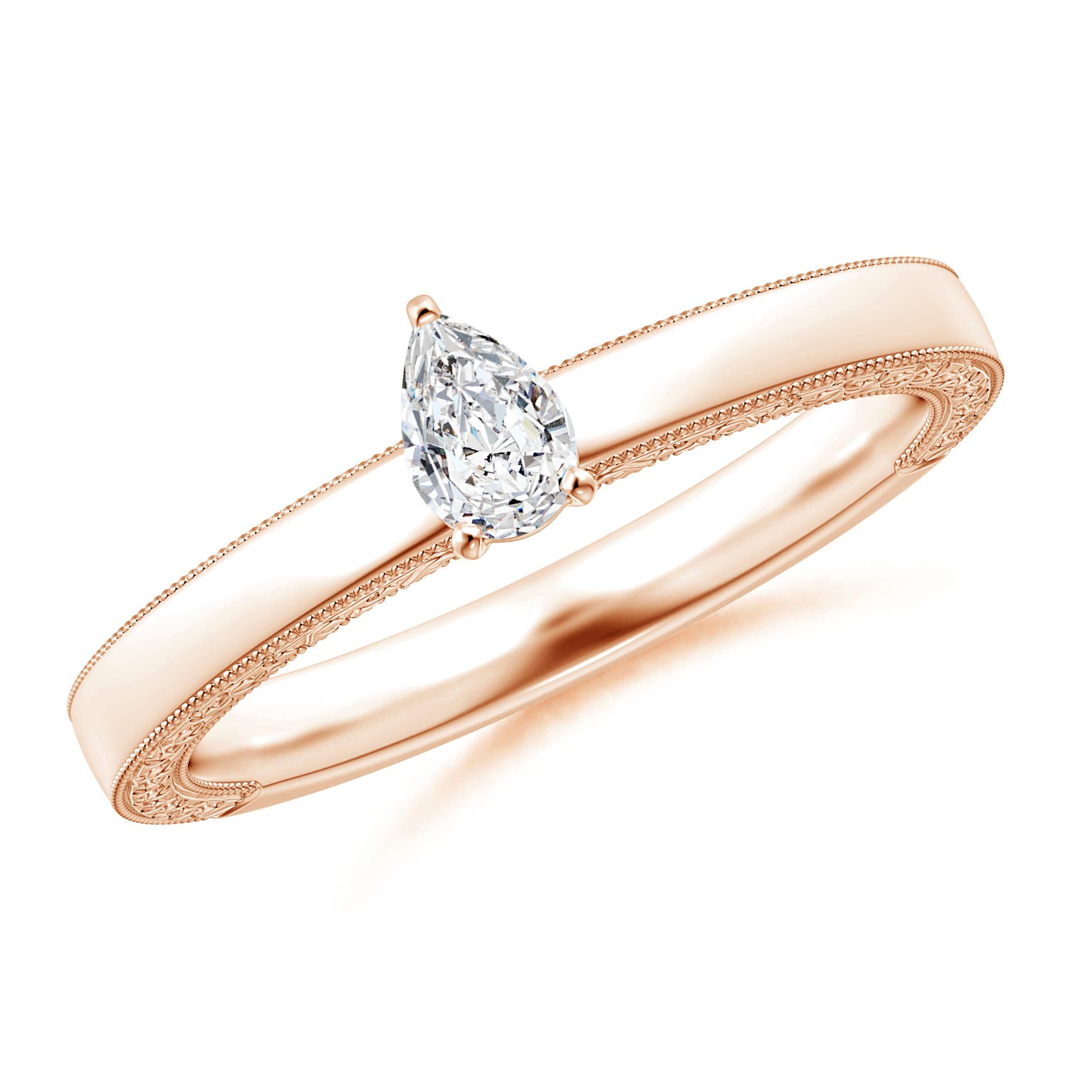 H, SI2 / 0.2 CT / 14 KT Rose Gold