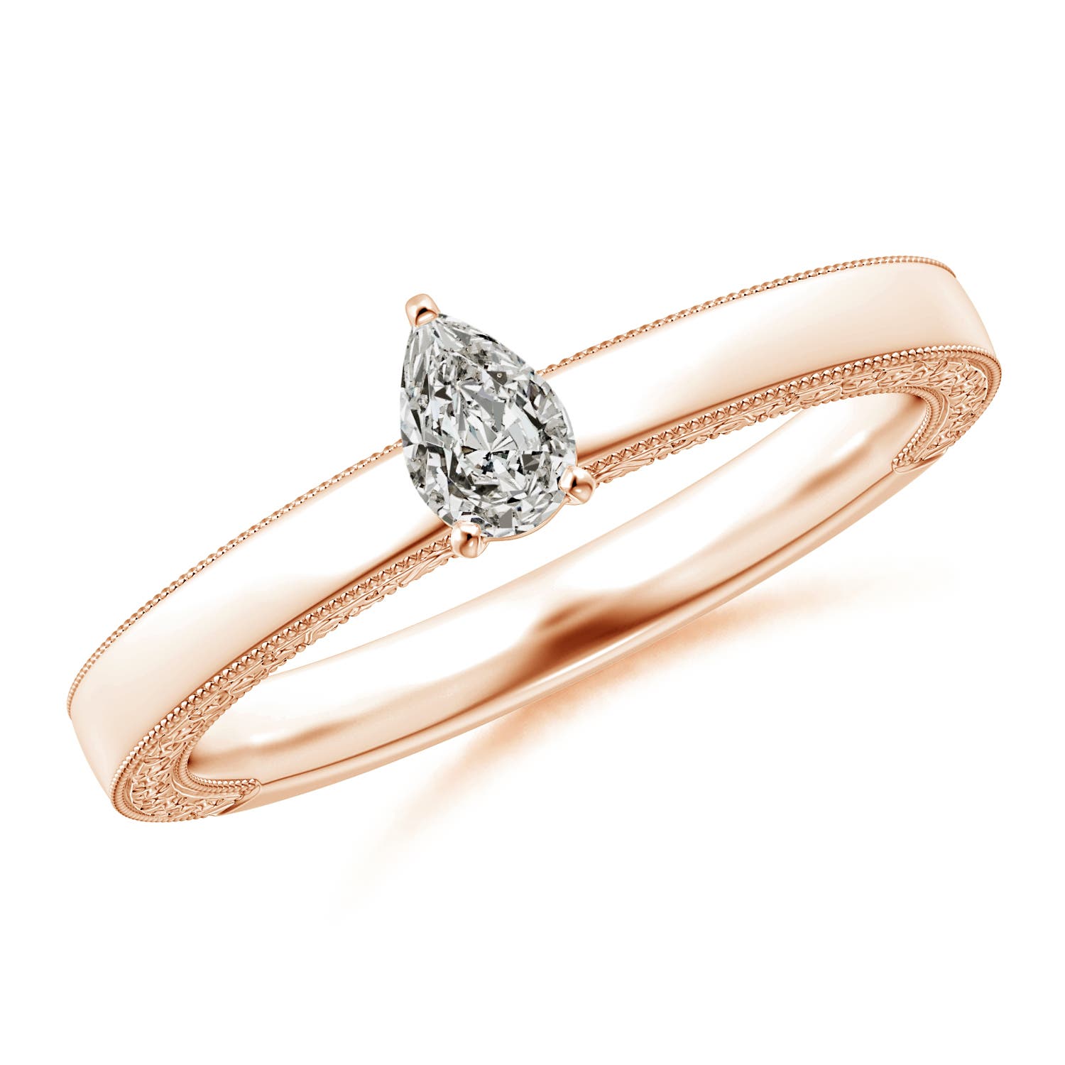 K, I3 / 0.2 CT / 14 KT Rose Gold