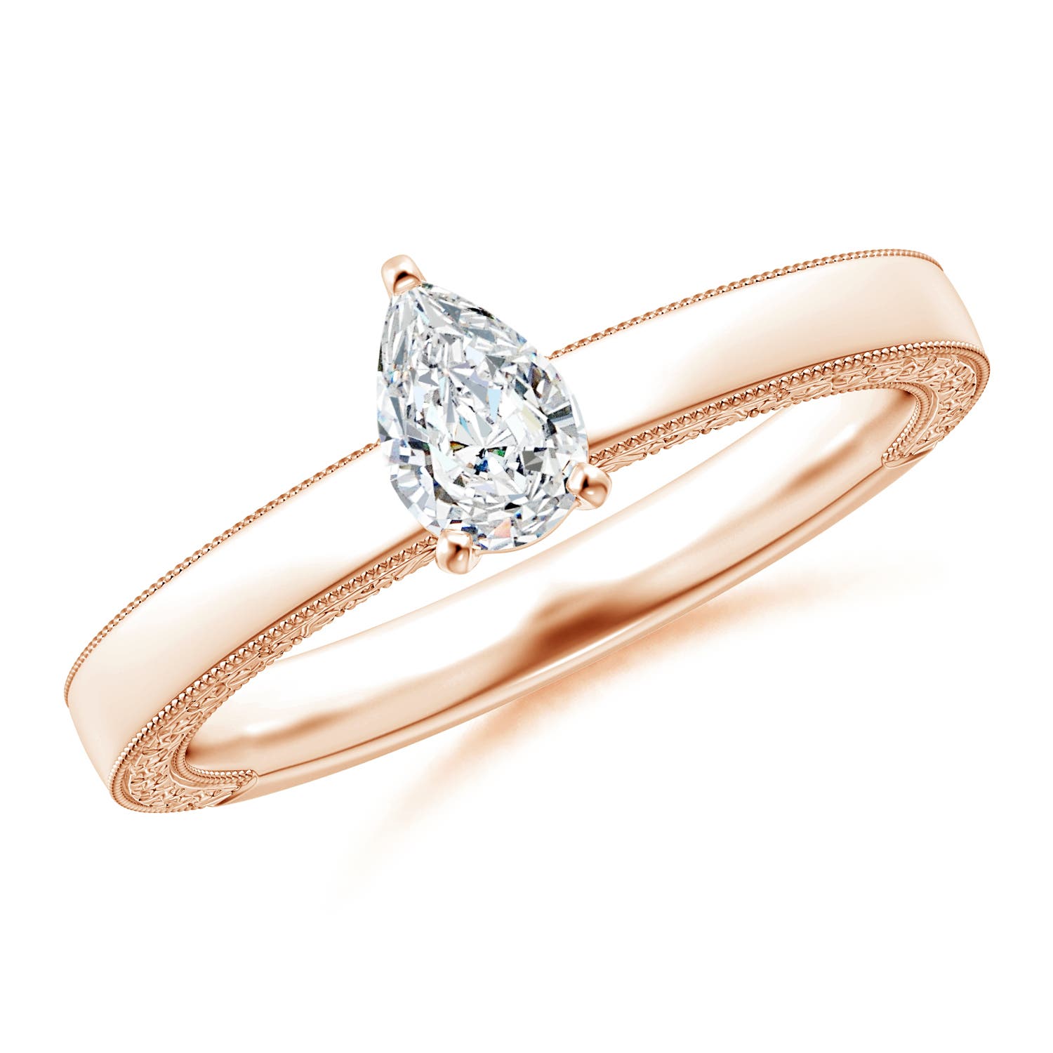 G, VS2 / 0.4 CT / 14 KT Rose Gold