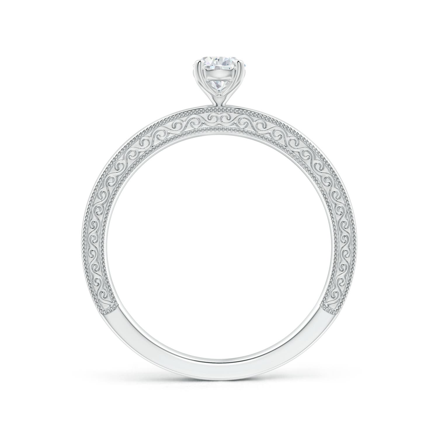 G, VS2 / 0.4 CT / 14 KT White Gold