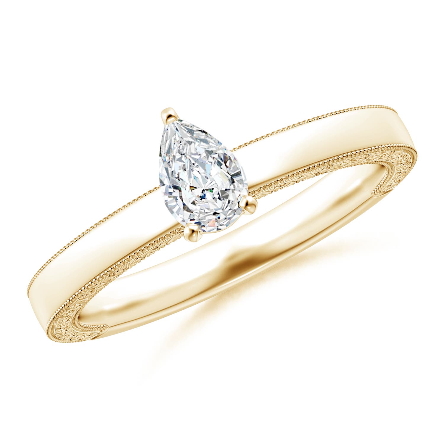 G, VS2 / 0.4 CT / 14 KT Yellow Gold