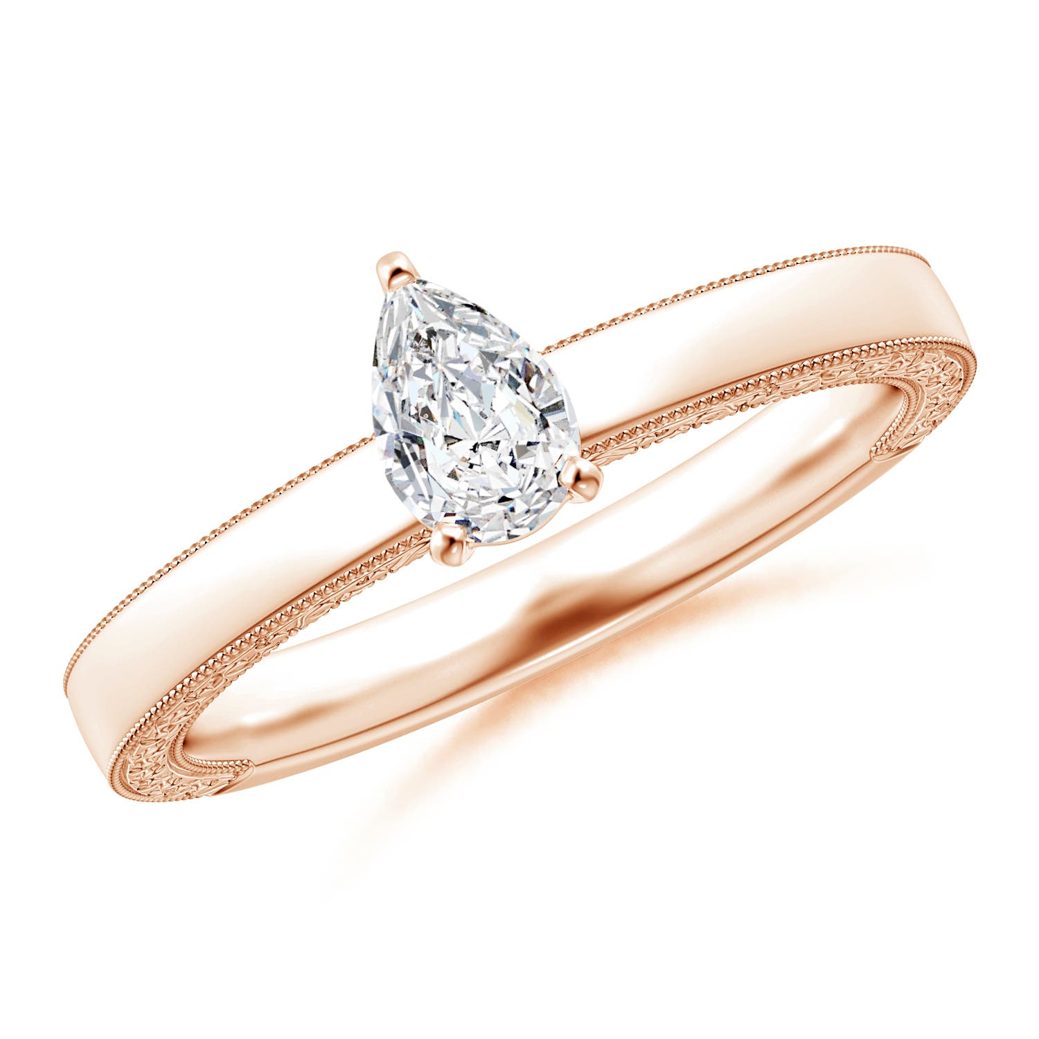 H, SI2 / 0.4 CT / 14 KT Rose Gold