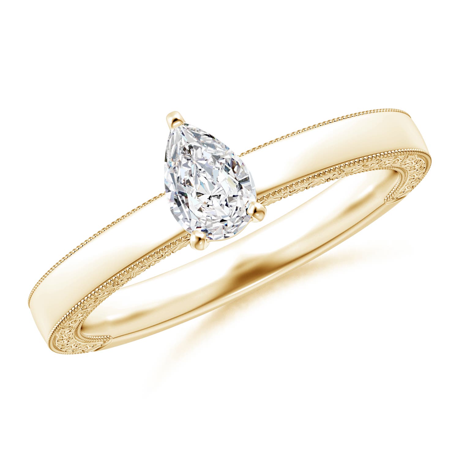 H, SI2 / 0.4 CT / 14 KT Yellow Gold